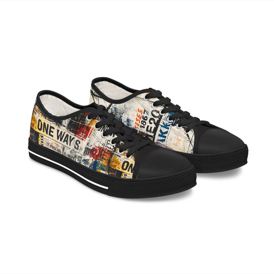 Low Top Sneakers Distressed Urban Street