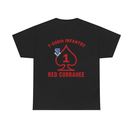 1-506th Infantry “Red Currahee” OG T-Shirt