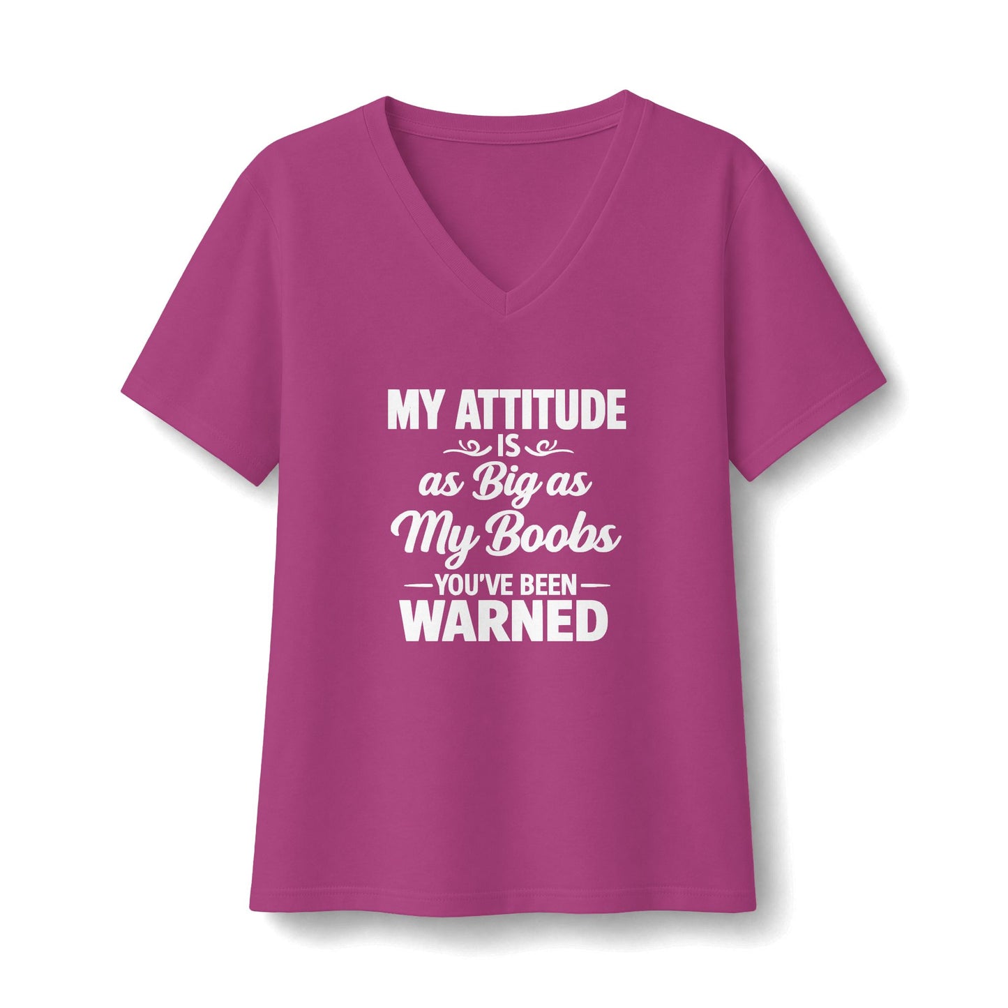 Women's Relaxed Jersey Short Sleeve V-Neck Tee