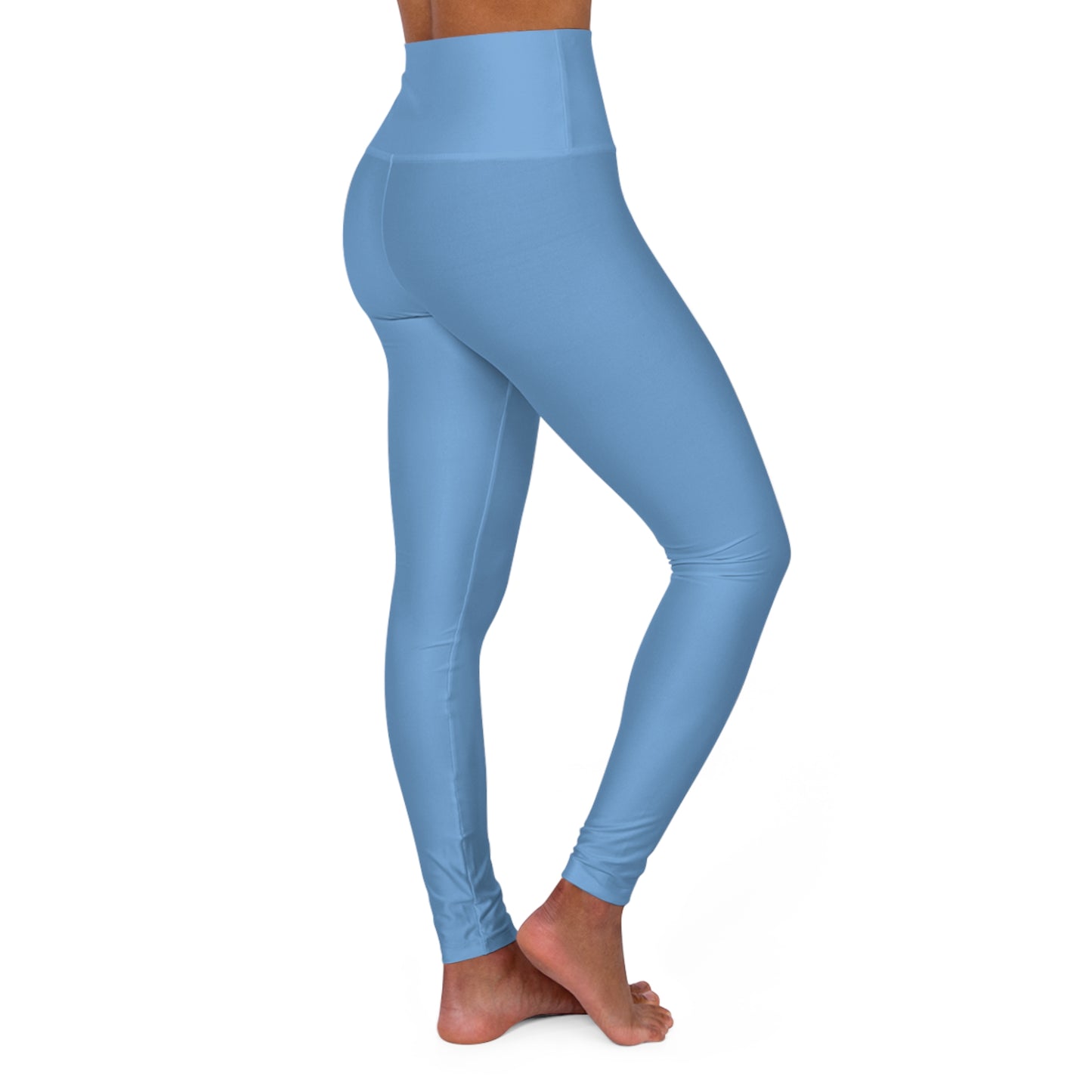 Blue High Waisted Leggings