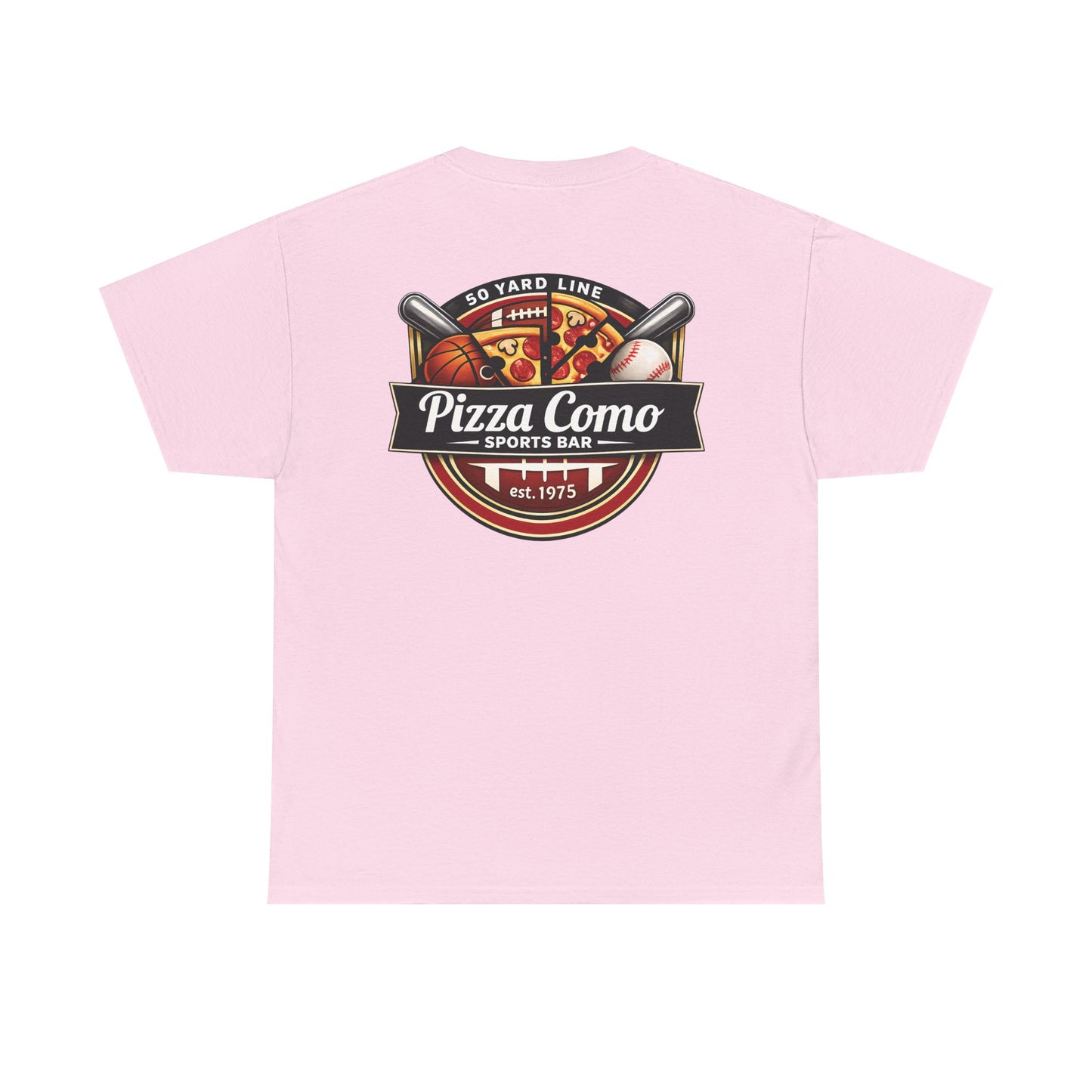 Pizza Como Sports Bar Logo T Shirt