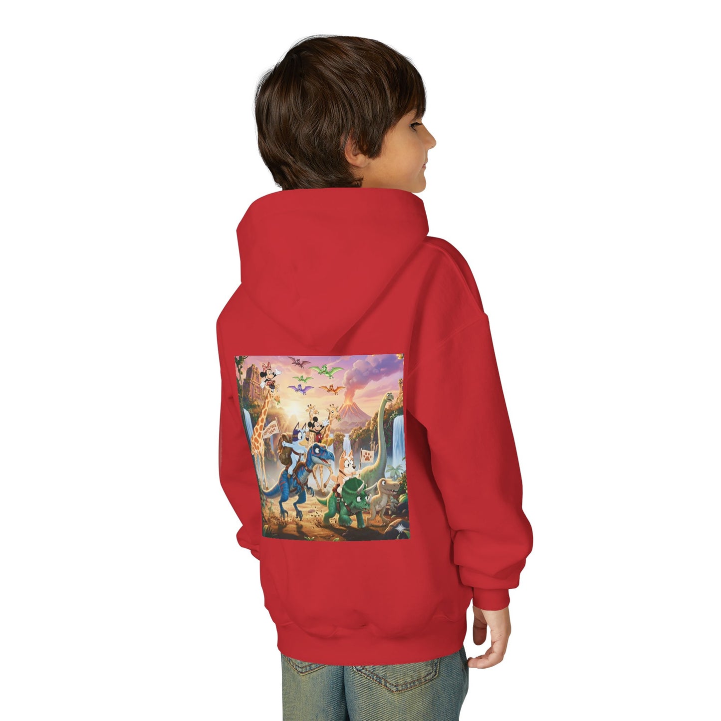 Youth Hoodie Safari Animal Adventure