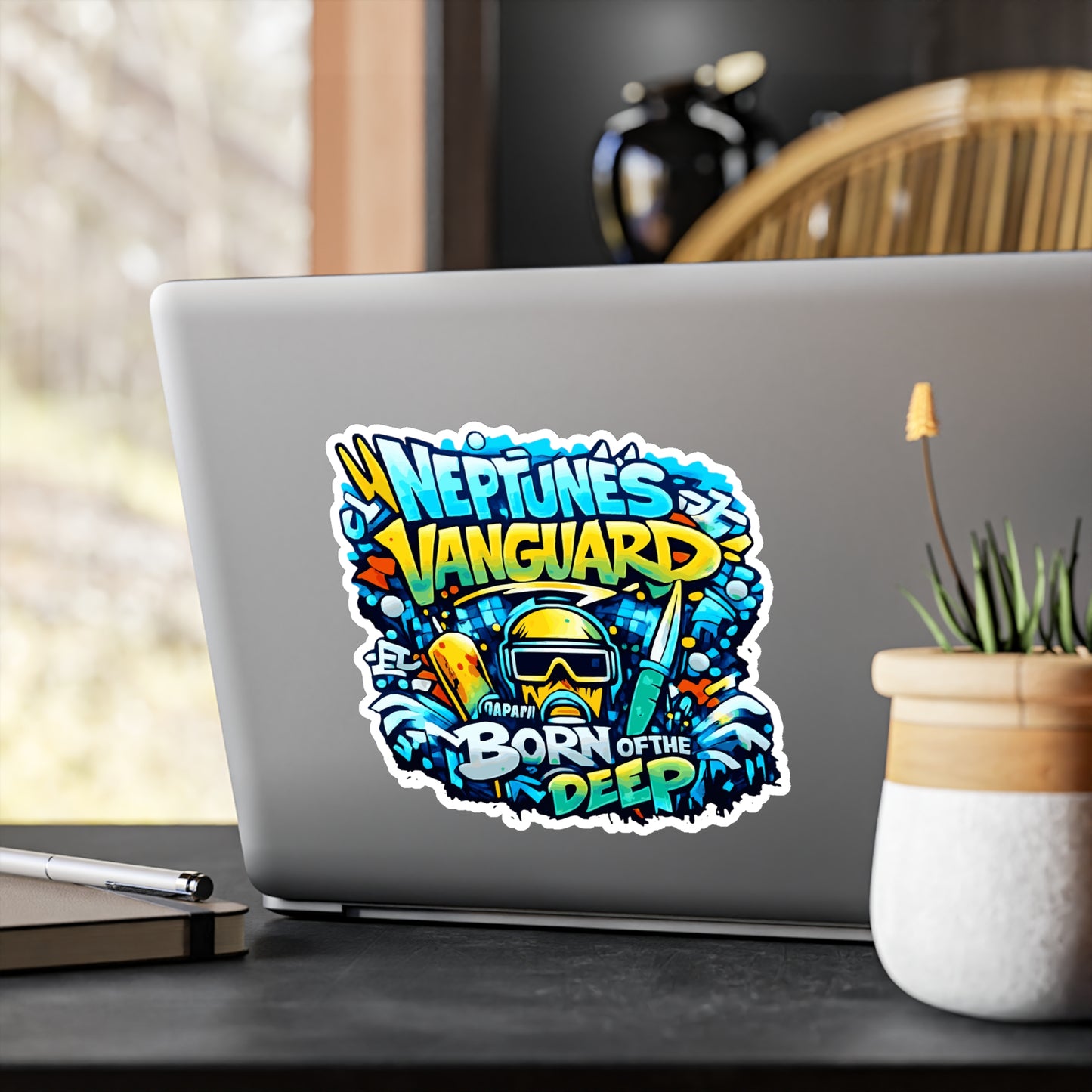 Neptune’s Vanguard 'Born of the Deep Vinyl Sticker