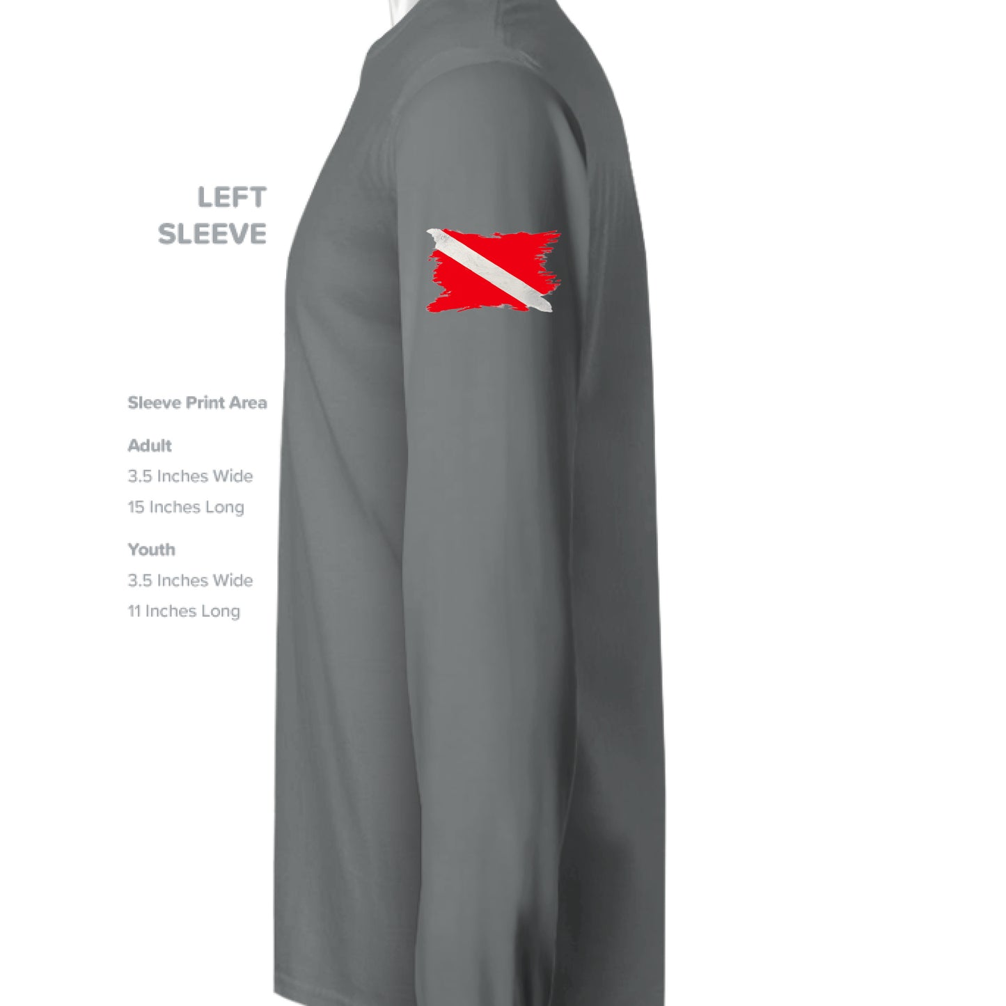Dark Grey Hthr - SLEEVE_LEFT
