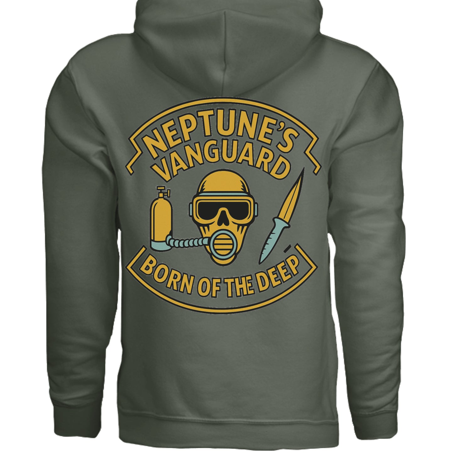 MILITARY GREEN - BACK