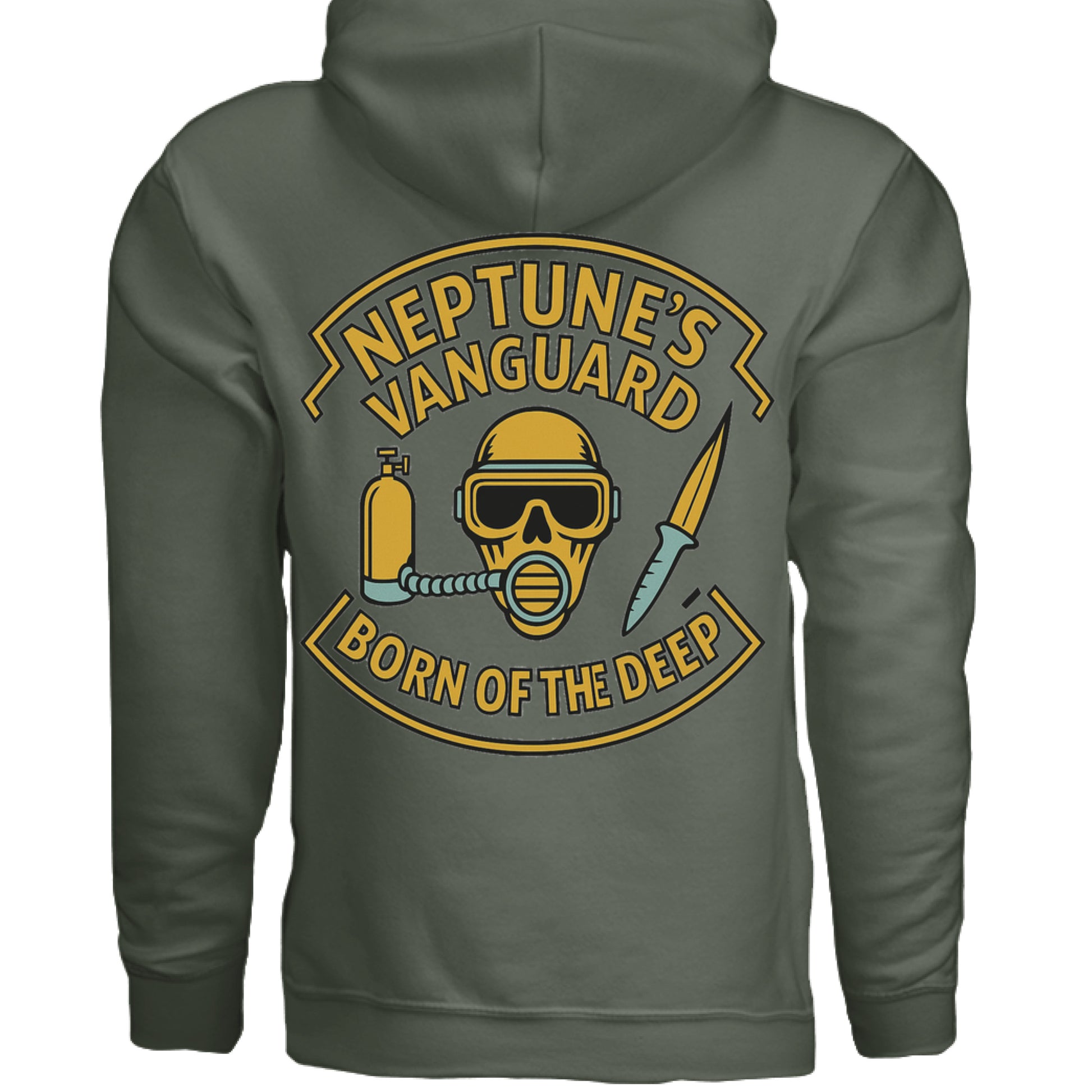 MILITARY GREEN - BACK