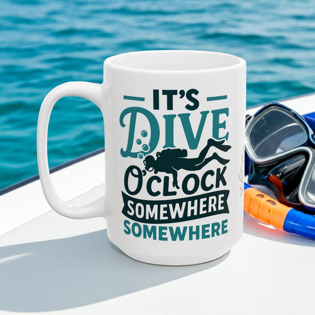 Dive O'Clock Mug