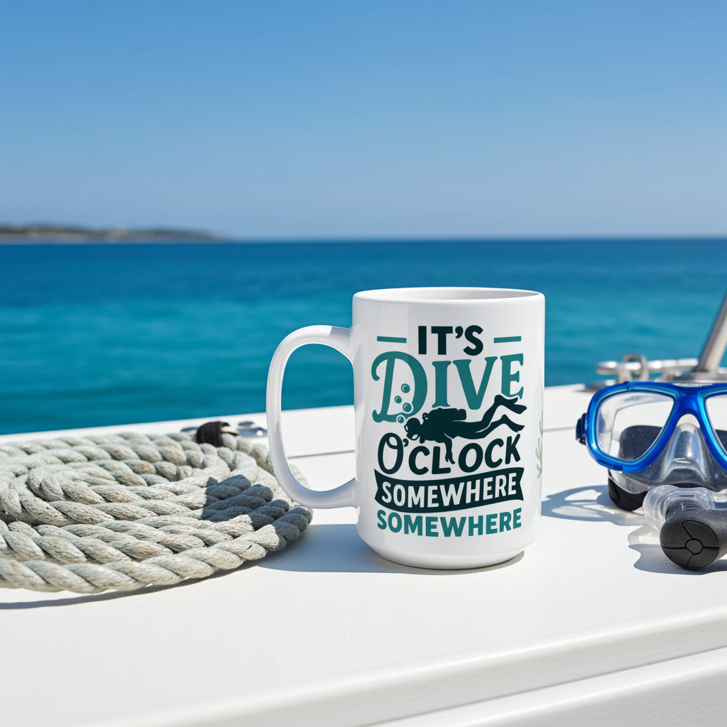 Dive O'Clock Mug