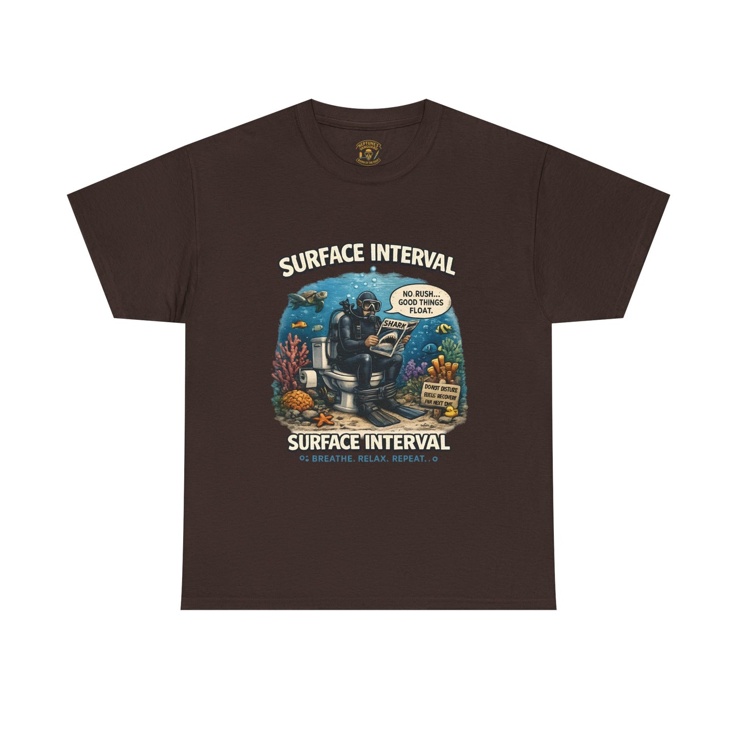Funny Scuba Diver T Shirt | No Rush Good Things Float