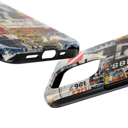 Grunge Street Collage Tough Phone Case