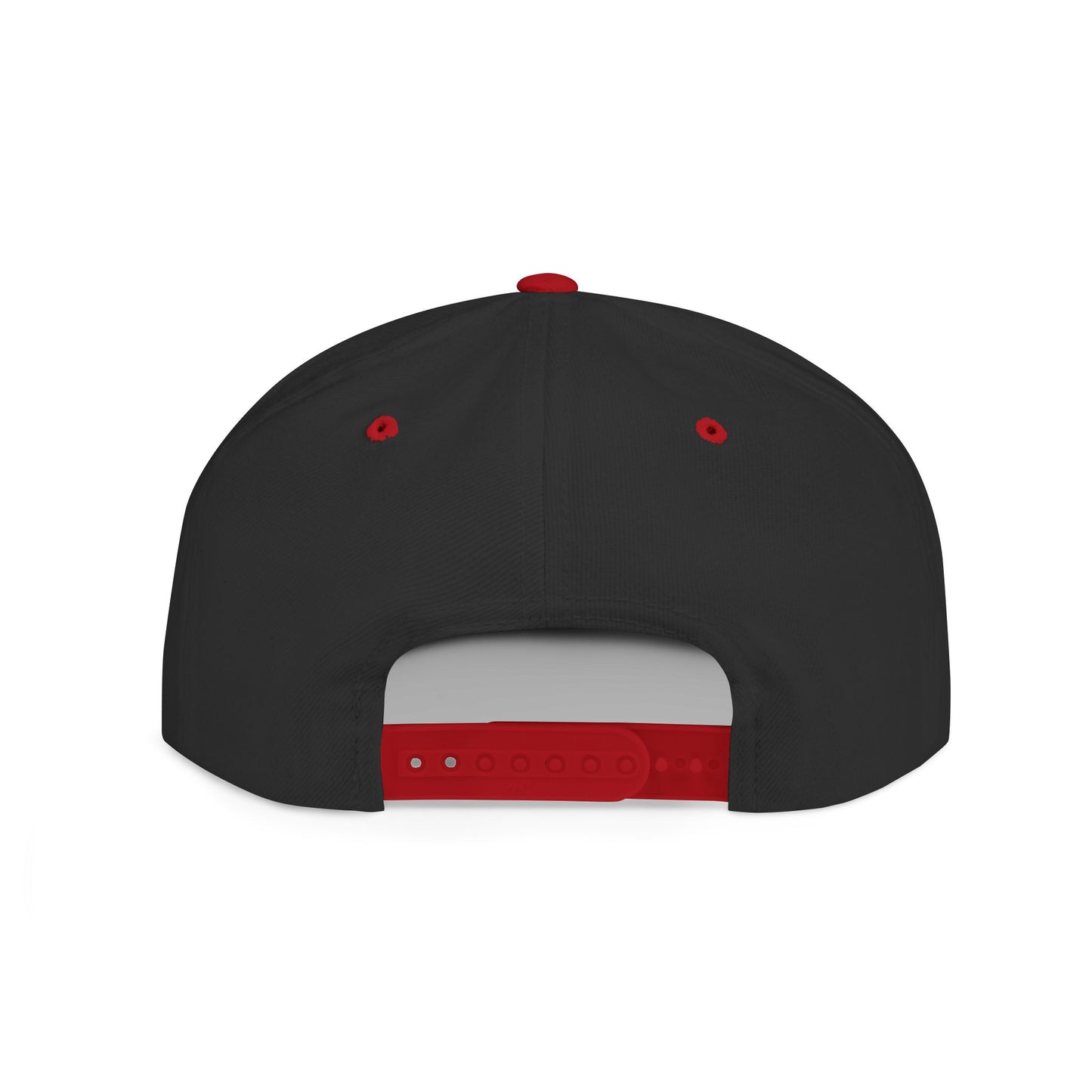 Flat Bill Snapback - 1st Infantry "Red Currakee" Spade Logo Cap