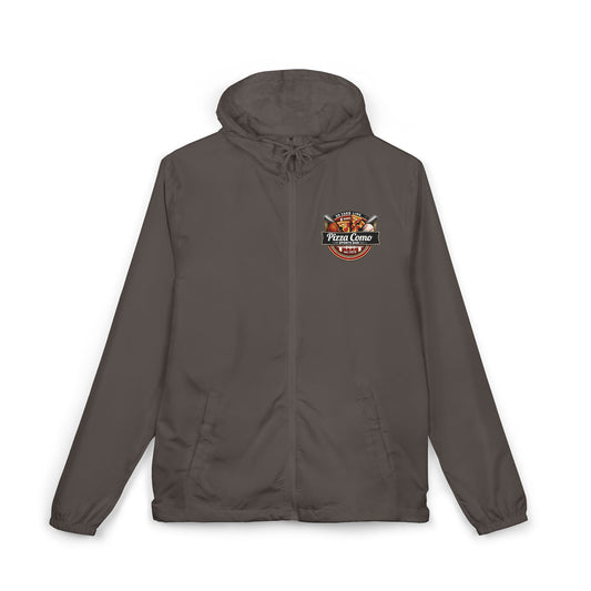 Pizza Como Sports Bar Lightweight Water Resistant Windbreaker