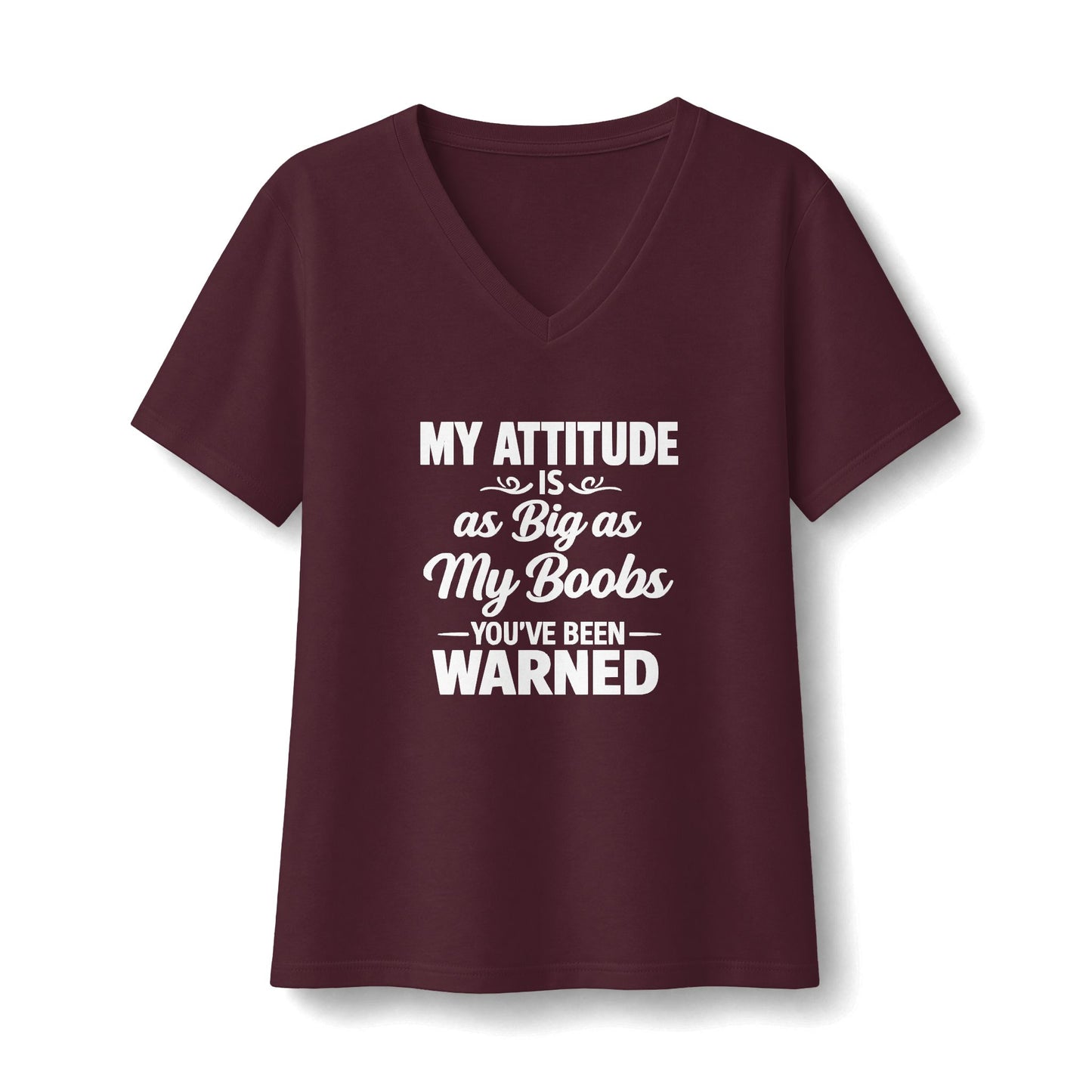Women's Relaxed Jersey Short Sleeve V-Neck Tee