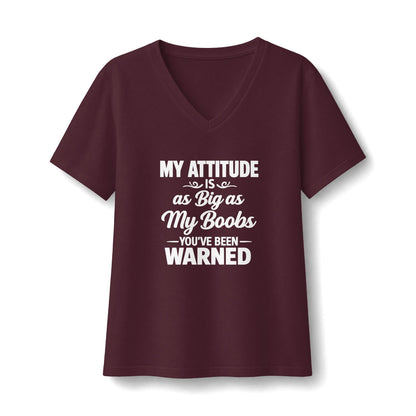 Women's Relaxed Jersey Short Sleeve V-Neck Tee