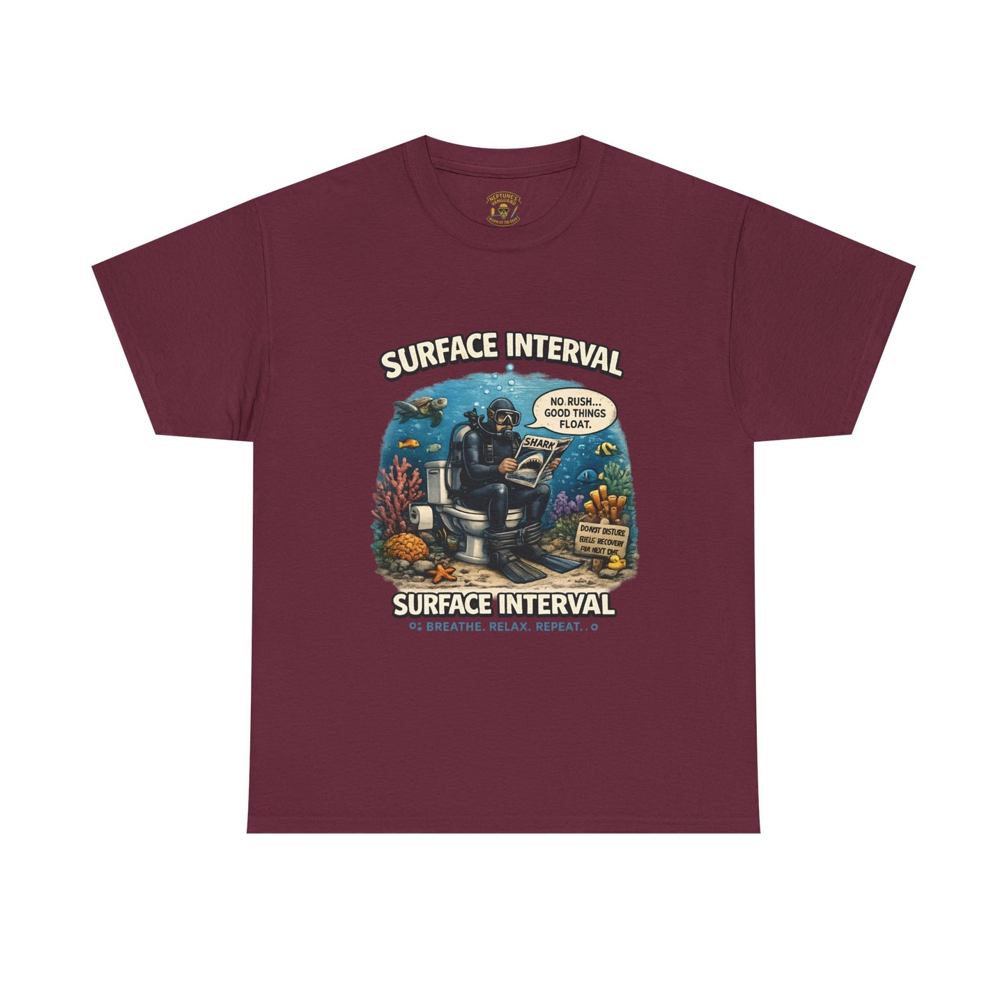 Funny Scuba Diver T Shirt | No Rush Good Things Float