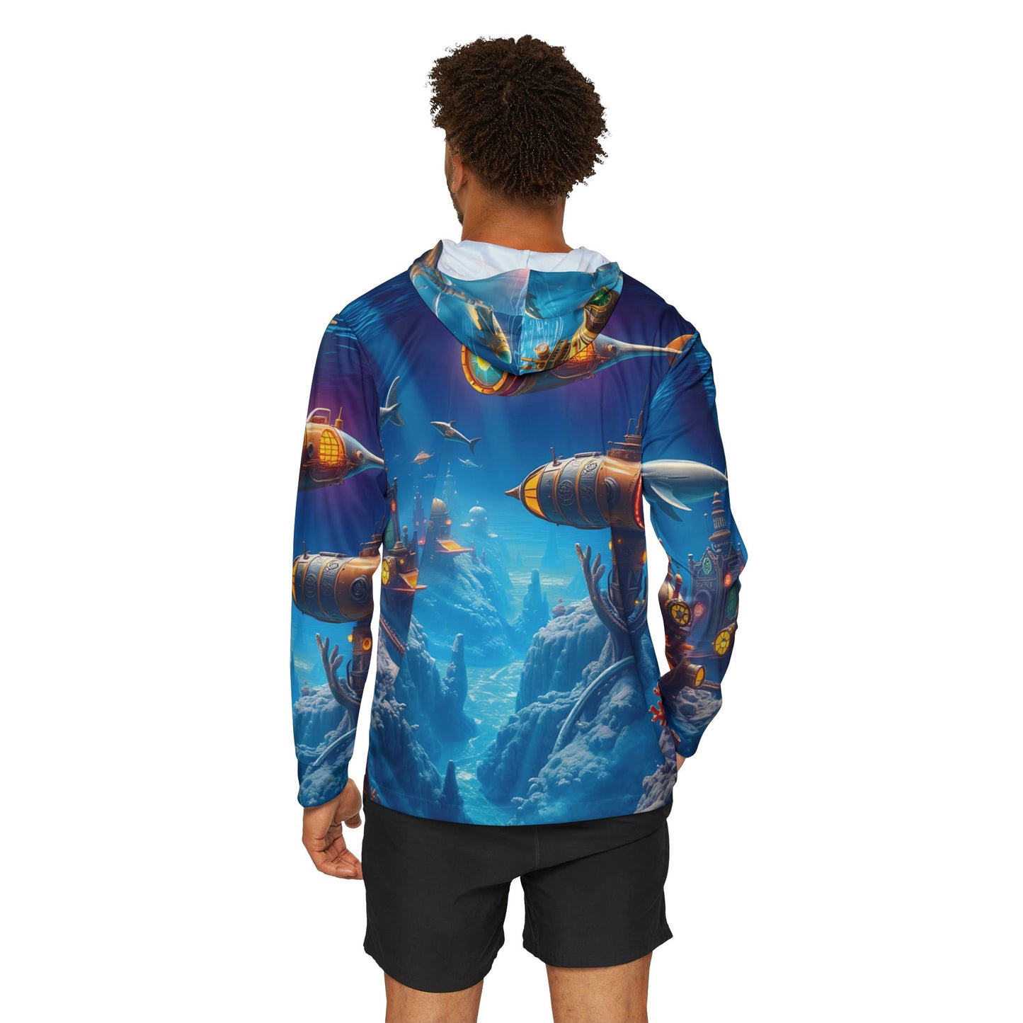 Underwater Steampunk Submarine Hooded