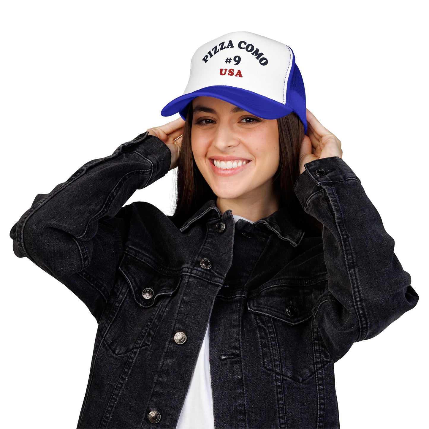 Pizza Como #9 USA 1975 Design Remake Trucker Hat