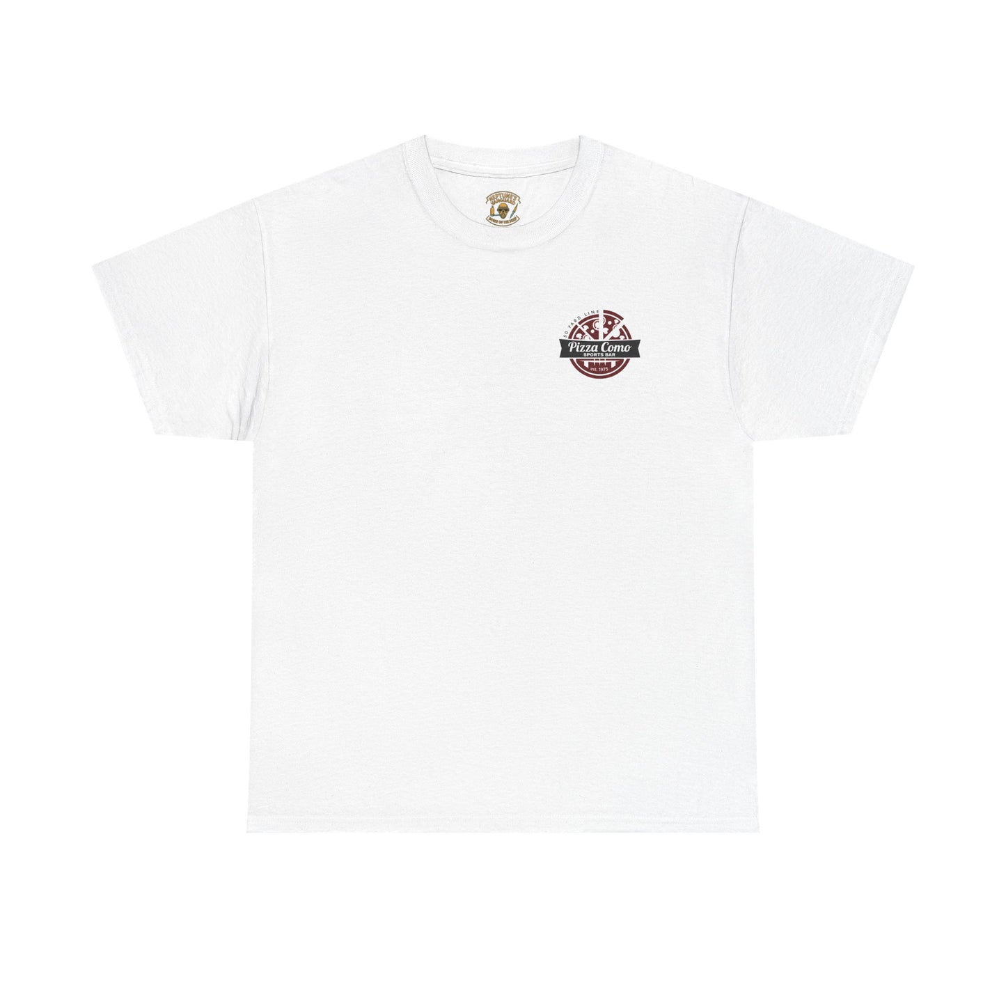 Classic 50 Yard Line Pizza Como Logo T Shirt
