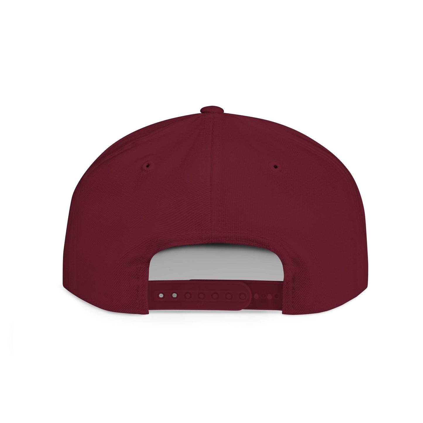 Flat Bill Snapback - 1st Infantry "Red Currakee" Spade Logo Cap