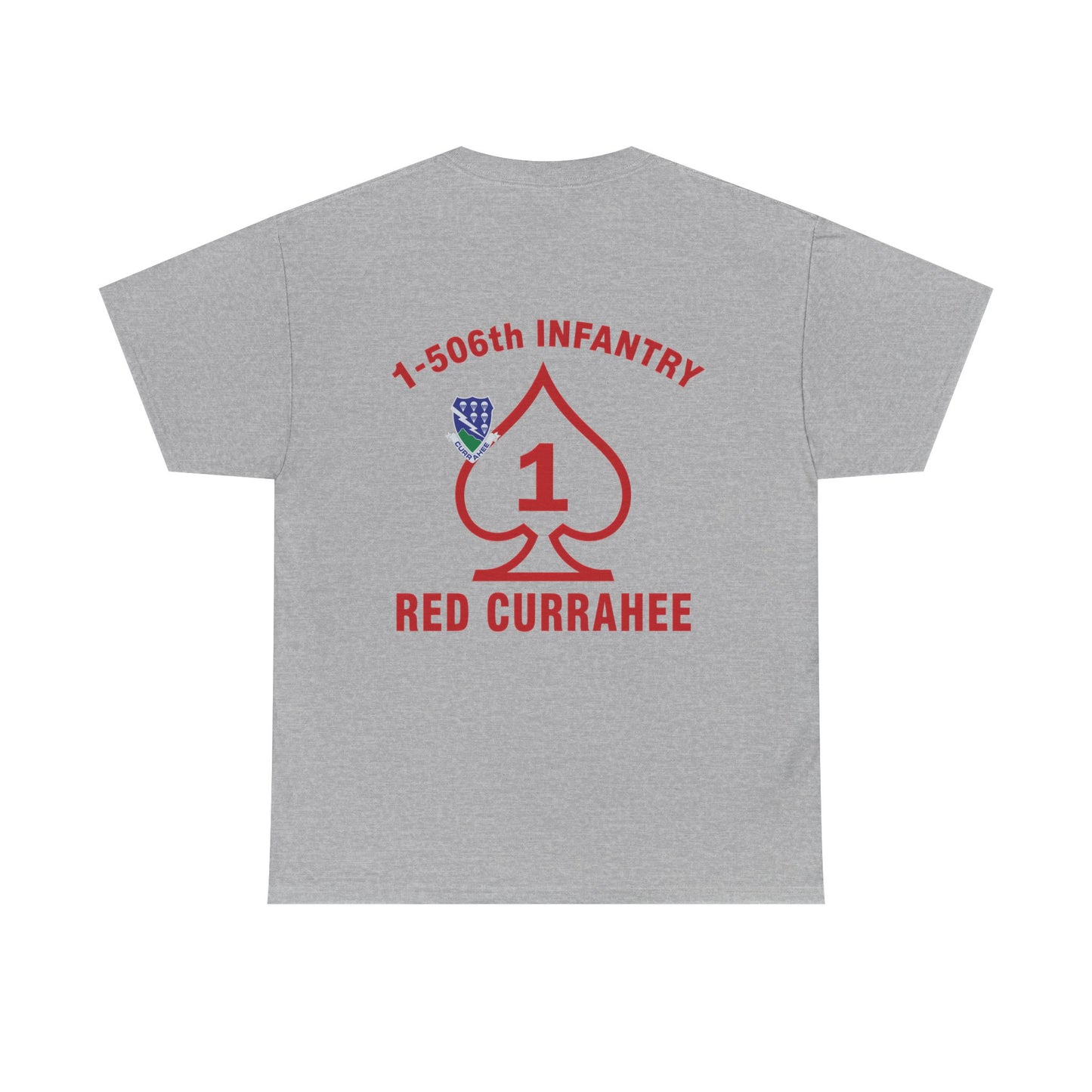 1-506th Infantry “Red Currahee” OG T-Shirt