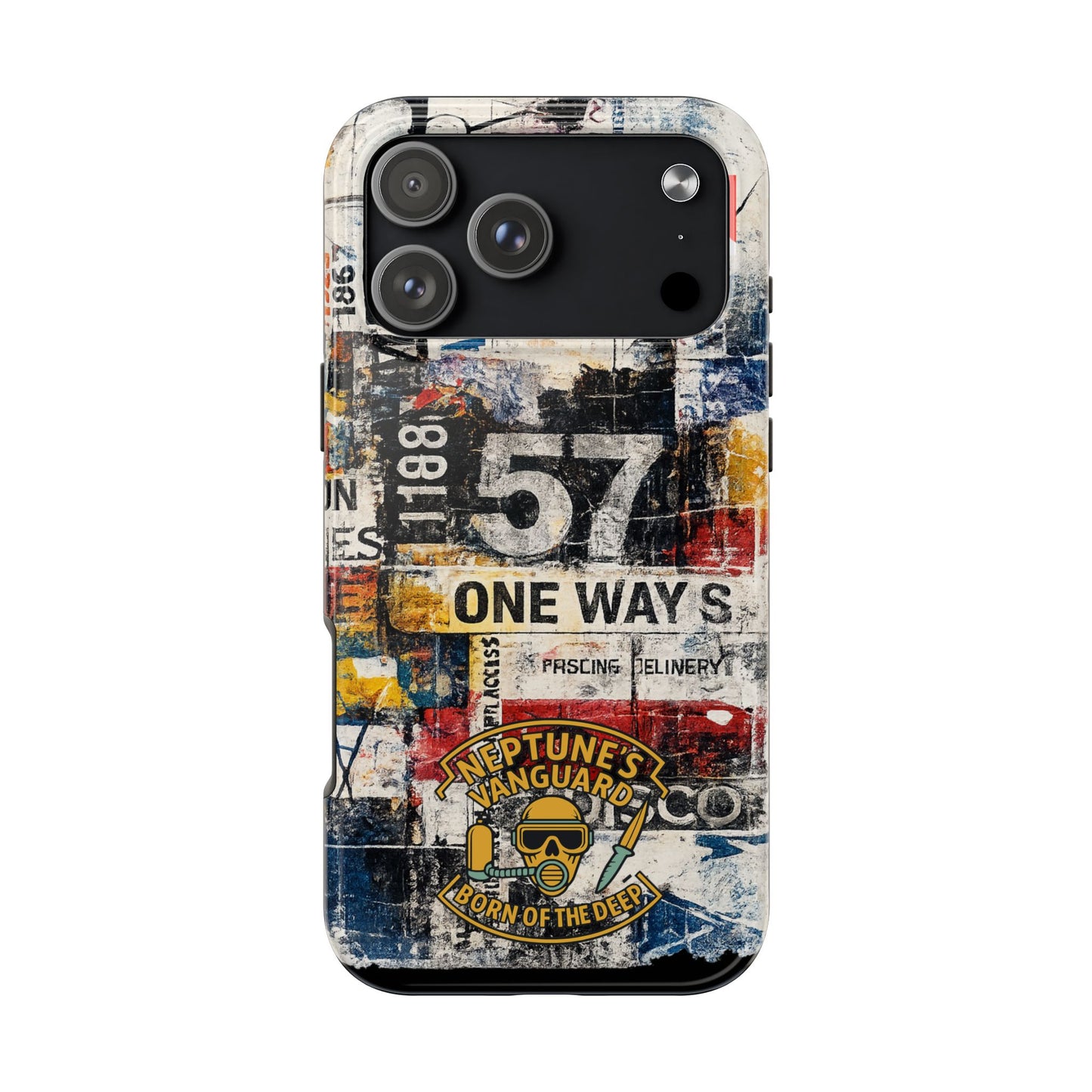 Grunge Street Collage Tough Phone Case