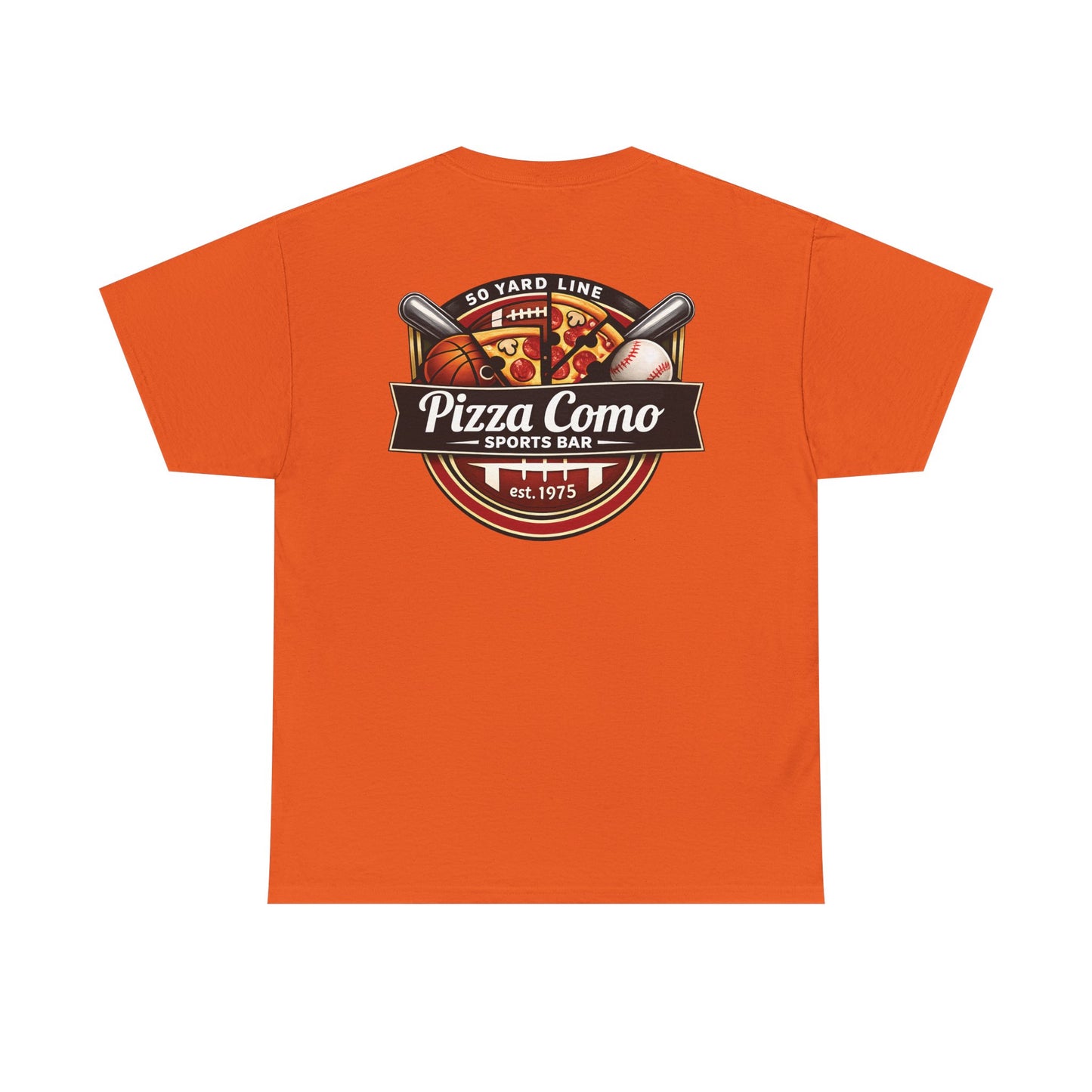 Pizza Como Sports Bar Logo T Shirt