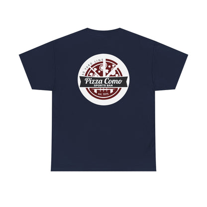 Classic 50 Yard Line Pizza Como Logo T Shirt
