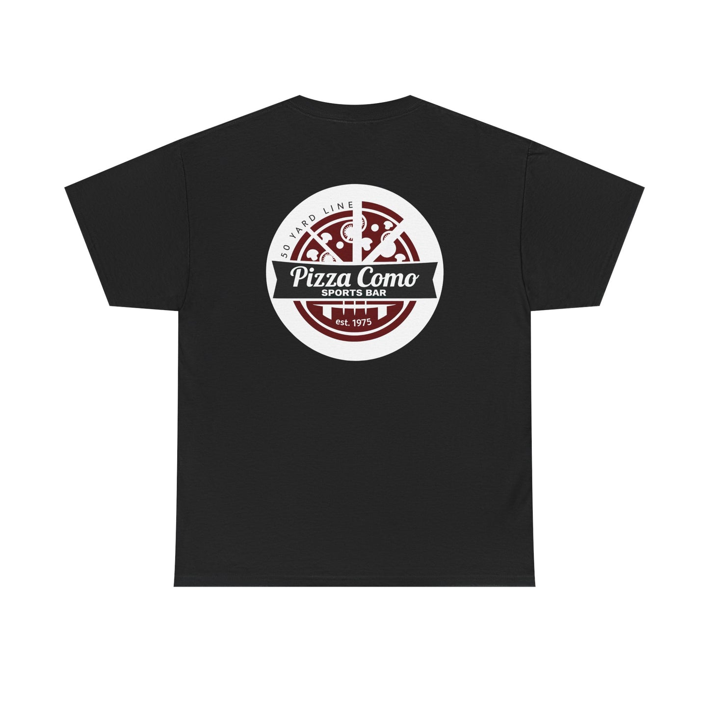 Classic 50 Yard Line Pizza Como Logo T Shirt