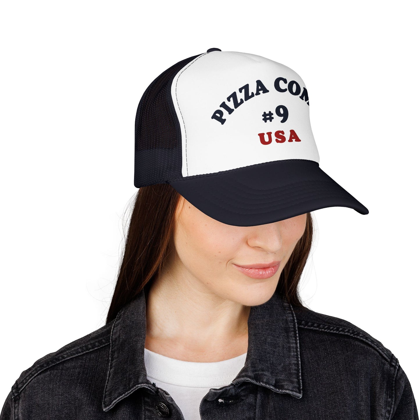 Pizza Como #9 USA 1975 Design Remake Trucker Hat