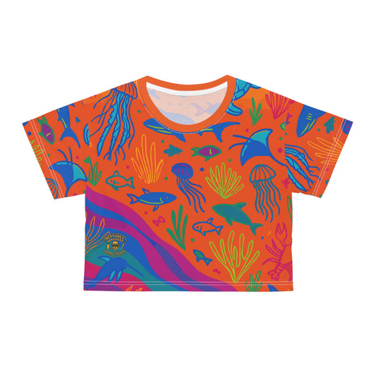 Ocean Life Crop Tee
