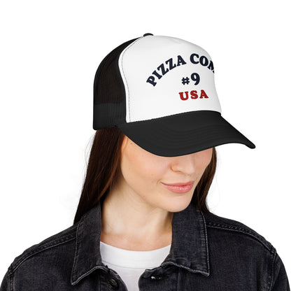 Pizza Como #9 USA 1975 Design Remake Trucker Hat