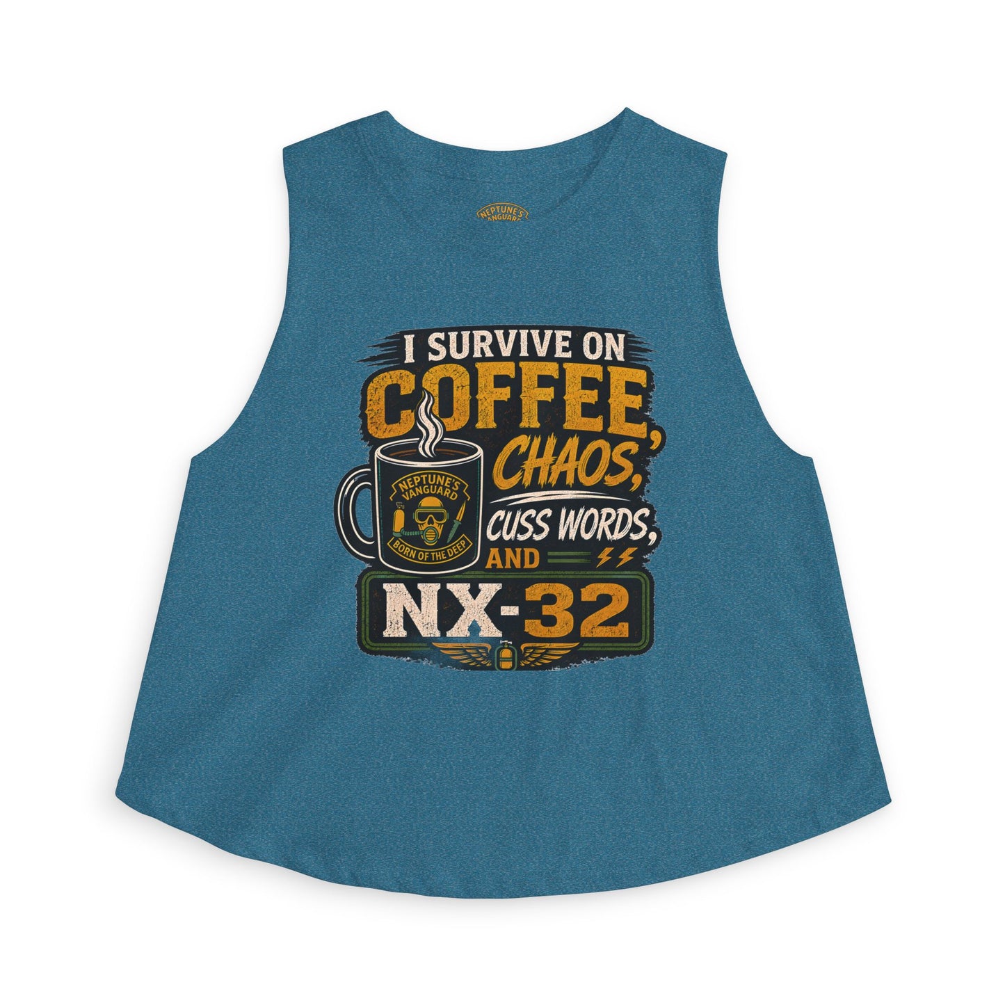 Coffee, Chaos & NX32 Women's Crop Top