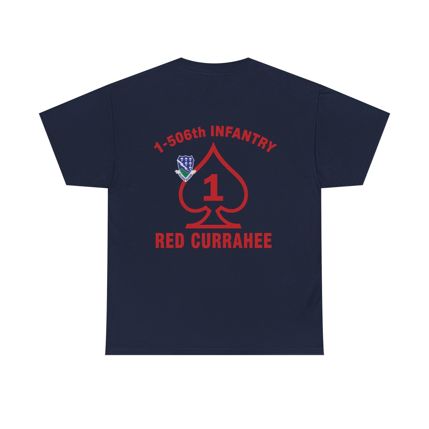 1-506th Infantry “Red Currahee” OG T-Shirt