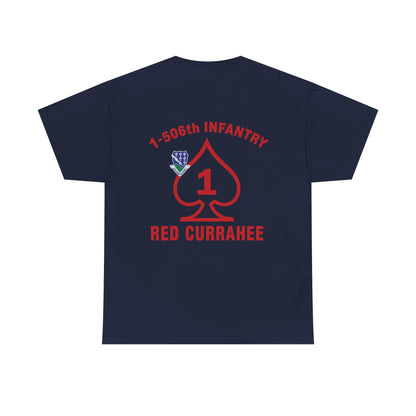1-506th Infantry “Red Currahee” OG T-Shirt