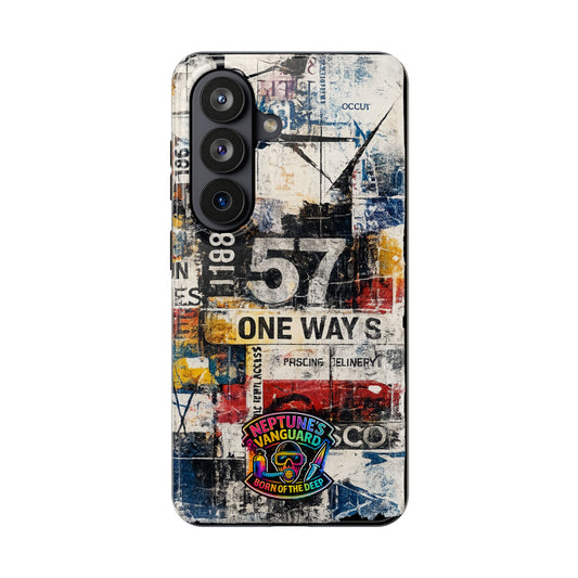 Grunge Street Collage Tough Phone Case