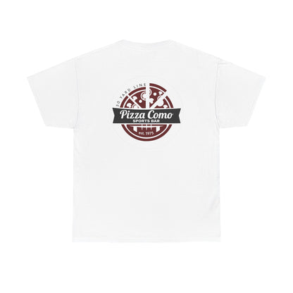 Classic 50 Yard Line Pizza Como Logo T Shirt