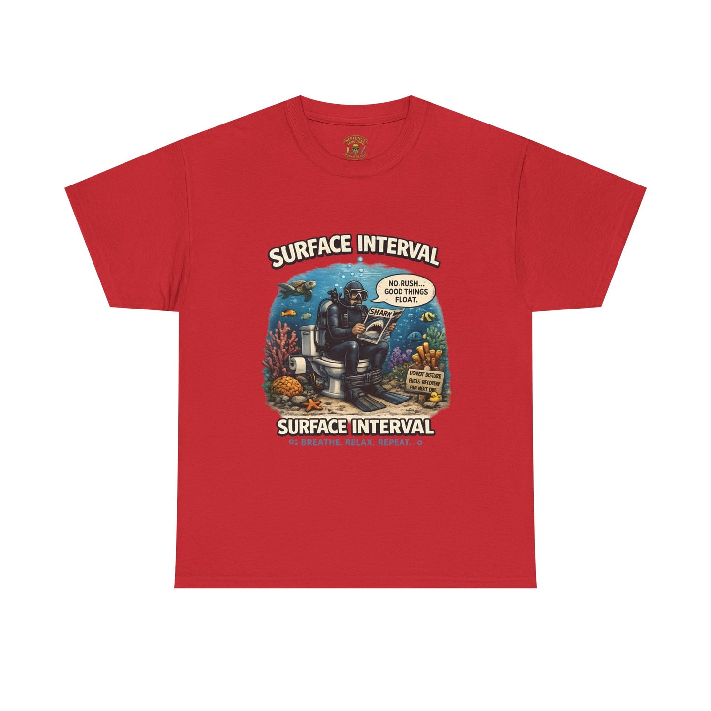 Funny Scuba Diver T Shirt | No Rush Good Things Float
