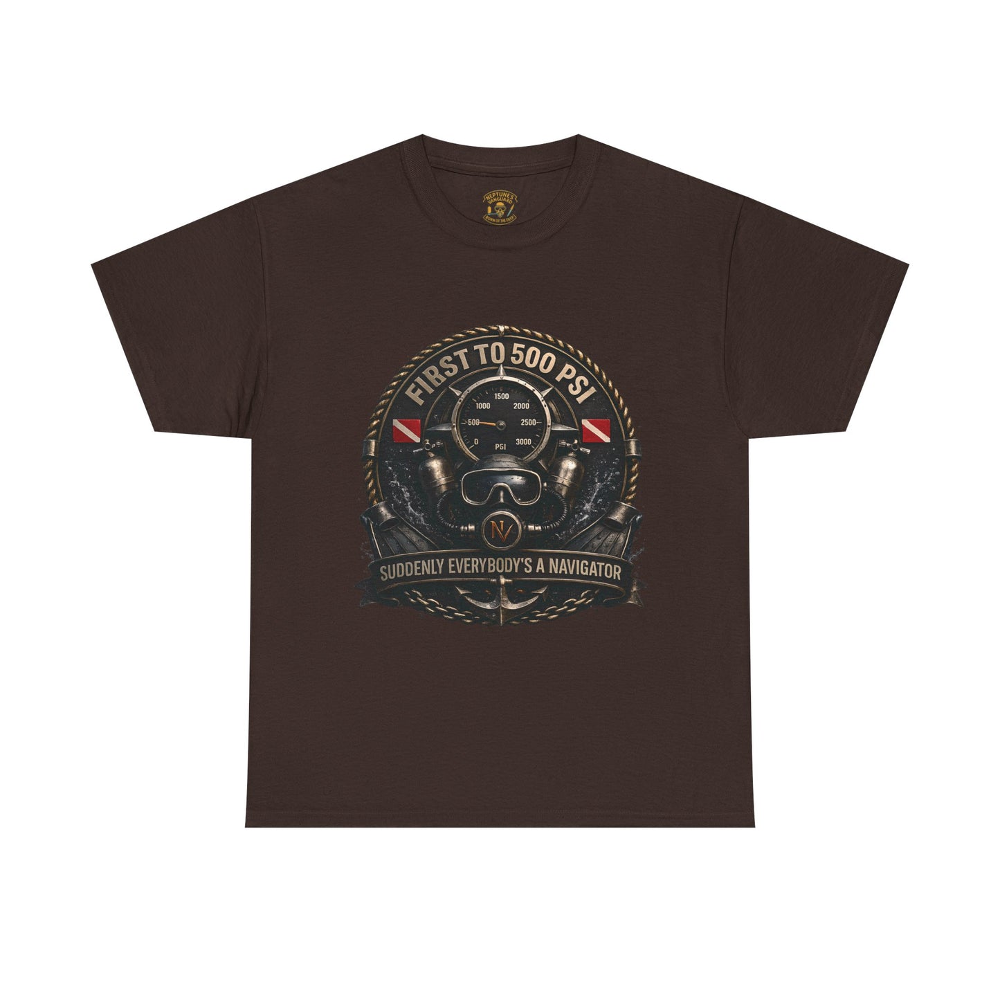 First to 500 PSI Scuba Diver Shirt