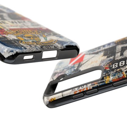 Grunge Street Collage Tough Phone Case