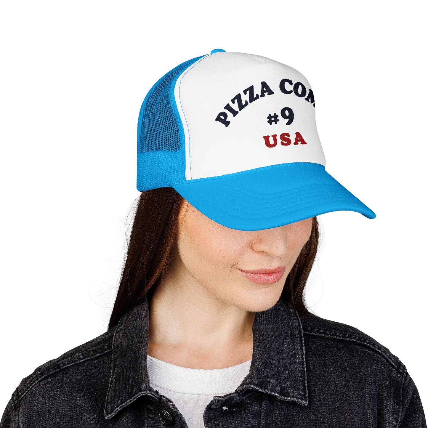 Pizza Como #9 USA 1975 Design Remake Trucker Hat