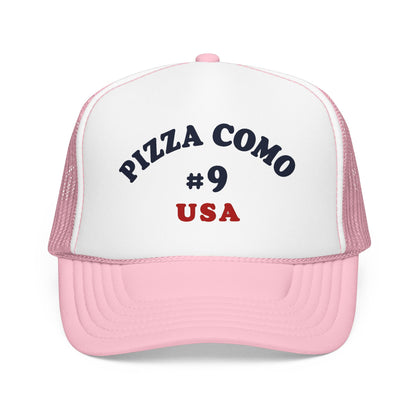Pizza Como #9 USA 1975 Design Remake Trucker Hat