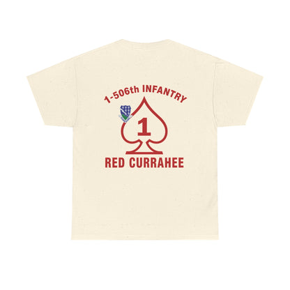 1-506th Infantry “Red Currahee” OG T-Shirt