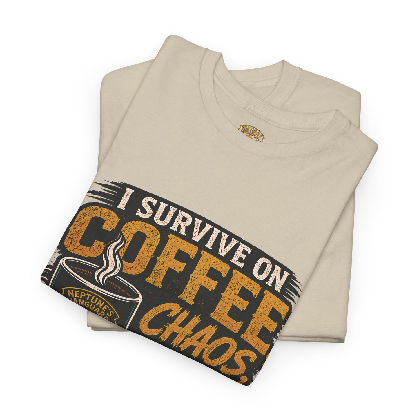 Funny Nitrox Diver T-Shirt | I Survive on Coffee, Chaos, Cuss Words & NX32