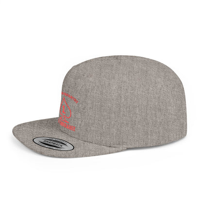 Flat Bill Snapback - 1st Infantry "Red Currakee" Spade Logo Cap