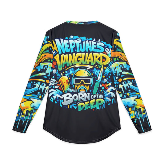 Black Ocean Graffiti UV Long Sleeve