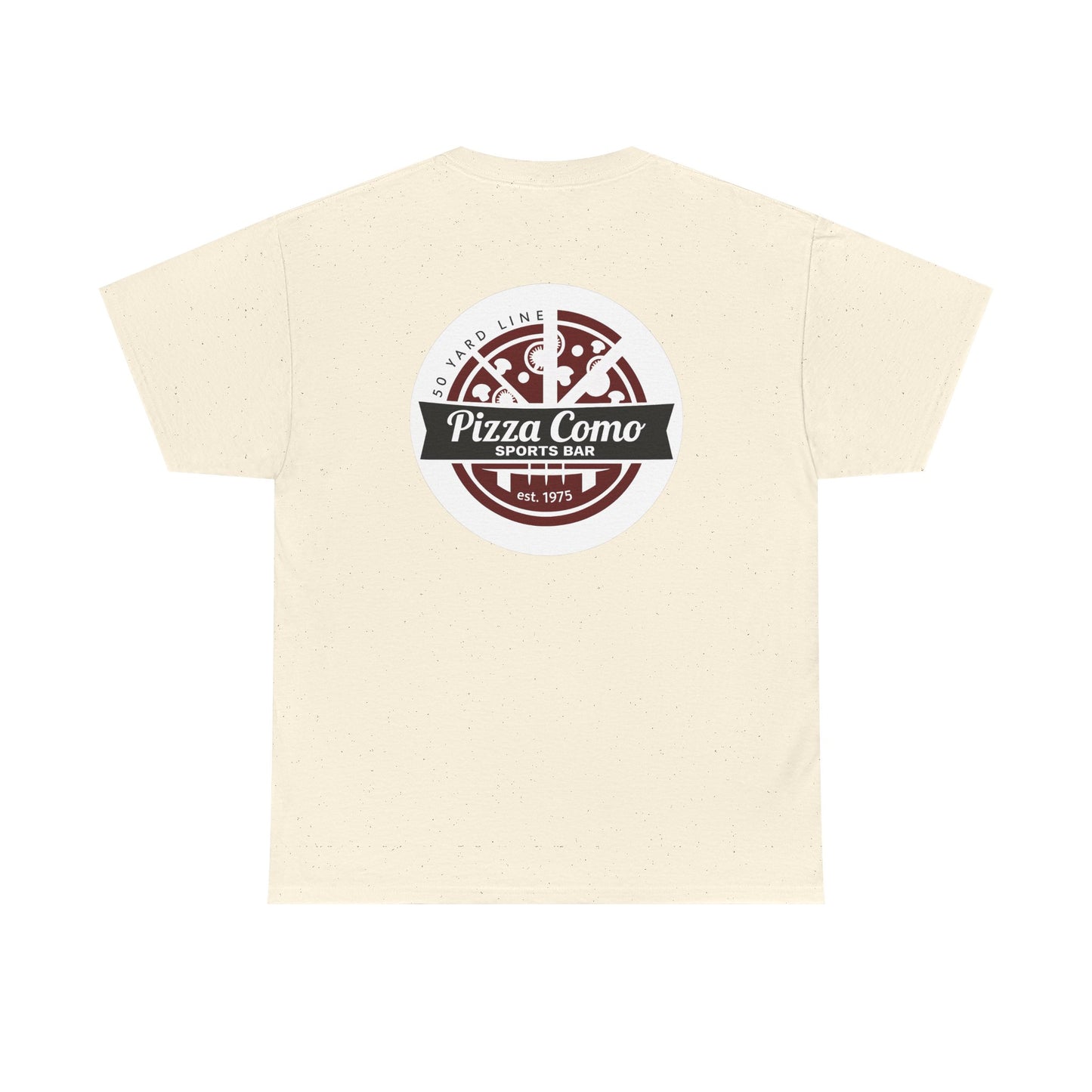 Classic 50 Yard Line Pizza Como Logo T Shirt