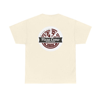 Classic 50 Yard Line Pizza Como Logo T Shirt