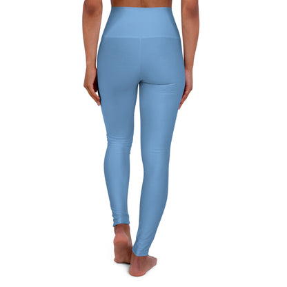 Blue High Waisted Leggings