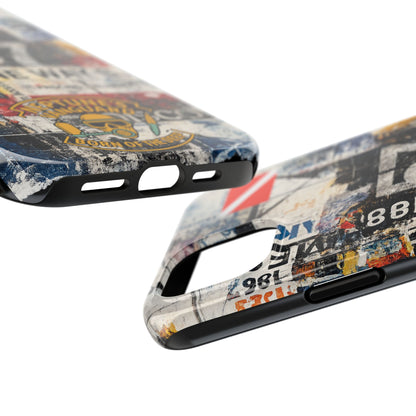 Grunge Street Collage Tough Phone Case