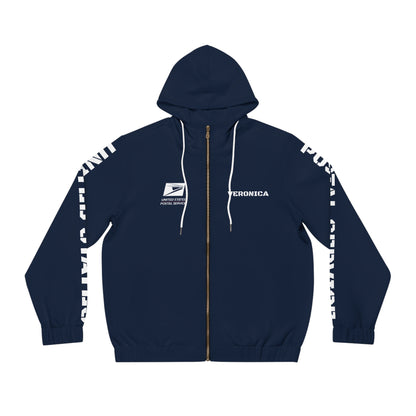 Retro Postal Pride Service Zip-Up Hoodie
